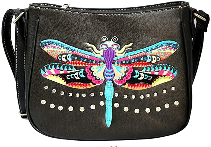 Tote Bag for Women Colorful Dragonfly Large Utility Shoulder Handbag Top Handle