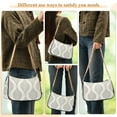 thumbnail image 4 of FORMRS Womens Shoulder Bag with Chain Strap Clutch Purse Cute Tote Handbag, Light Gray Pattern, 4 of 7