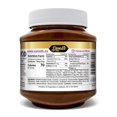 O’Sesame Keto Chocolate Spread