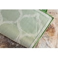 thumbnail image 5 of Unique Loom Moroccan Indoor/Outdoor Trellis Rug Beige and Green/Green 8' x 11' 4" Rectangle Geometric Contemporary Perfect For Patio Deck Garage Entryway, 5 of 7