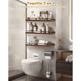 thumbnail image 2 of Repisas Flotantes Madera Modernas Estantes Baño Topon 3pcs  Xtellar cafe, 2 of 3