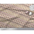 thumbnail image 3 of Soimoi Satin Silk Fabric Aztec Geometric Print Fabric by The Yard 42 Inch Wide, 3 of 3