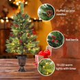 thumbnail image 3 of 2-Pack 36 Inch Decorative Tabletop Mini Christmas Trees, 3 of 7
