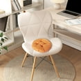 thumbnail image 5 of Summer Savings Clearance! Boovnll Chair Cushions, 14" Soft Comfortable Thicken Non-Slip Linen Round Outdoor Cushions, Chair Cushion for Outdoor, Indoor, Garden, Patio, Sofa, Couch - Seat Cushion, 5 of 6