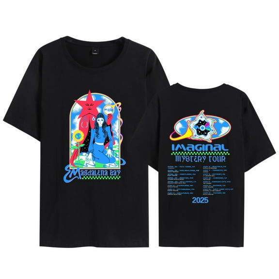 Leveorch Magdalena Bay Announce 2025 Imaginal Mystery Tour T-Shirt Unisex Short Sleeve Round Neck Tee Streetwear