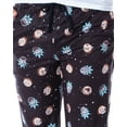 thumbnail image 3 of Rick and Morty Mens' Face Expressions Toss Print Pajama Sleep Lounge Pants, 3 of 7