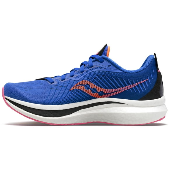 Saucony Women's Endorphin Speed 2 Sneaker, Blue RAZ/Zest, 5