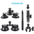 thumbnail image 2 of PellKing Suction Car Mount for Insta360 x5,x4, x3, x2, x,One RS,R Compatible with GoPro Max DJI OSMO 360 Camera 5 in 1 Suction Mo, 2 of 6