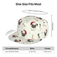 thumbnail image 6 of Balery Baseball Cap Flat Bill Hats for Men Adjustable Size for Running Workouts and Outdoor Activities All Seasons Dad Hat(Christmas Pug Dog ), 6 of 9