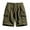 Army Green, variant on Mens Shorts Cotton Stretch Button Front Cargo Shorts with Multi-Pocket Casual Loose Outdoor Hiking Camping Travel Shorts