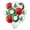 A - Red, variant on Aximioll Christmas Party Balloons 12 Pack, Vivid Red Green White Colors Santa Reindeer Tree Graphics Pure Latex, Holiday Inflatables for Living Room and Party Backdrop