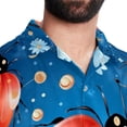 thumbnail image 5 of Seven Starred Ladybird Men's Short Sleeve Spread Collar Hawaiian Shirts, Casual Printed Button Down Summer Beach Tops, Unisex Men's Shirts, 5 of 6