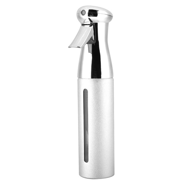Botella rociadora para peluquería de 250 ml, herramientas para peluquería, rociador de niebla fina, herramientas de peinado, color plateado