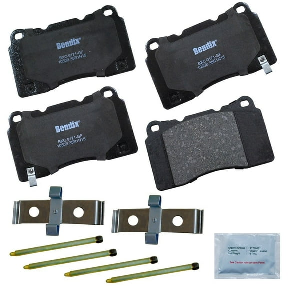 Bendix Brakes Disc Brake Pad Set Fits select: 2015-2016 HYUNDAI GENESIS COUPE, 2014 HYUNDAI GENESIS COUPE 3.8L
