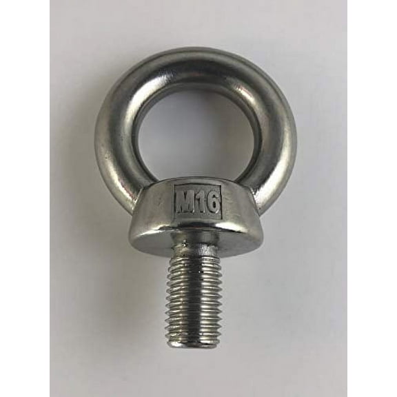 Stainless Steel 316 Eye Bolt 16mm Marine Grade M16 Heavy Duty