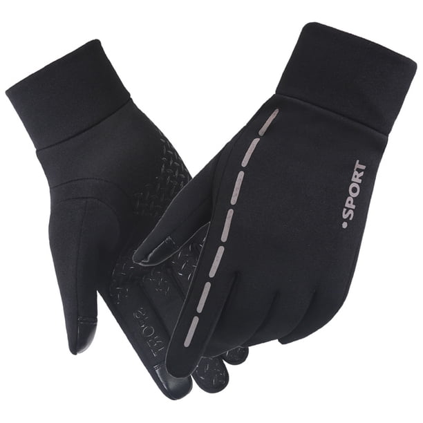 Guantes de ciclismo para deportes al aire libre de primavera para hombres y mujeres, para montañismo, impermeables, a prueba de viento, cálidos, con pantalla táctil, guantes de dedos completos