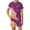 Dark Purple, variant on Toddler Boys Ensemble Printed Short Sleeve Casual Fall Pretty Summer for Boys Active Vacation Comfortable Shorts Set
