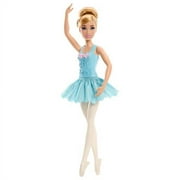 Disney Princess Ballerina Cinderella Fashion Doll with Posable Arms and Legs for Ballet Pretend Play