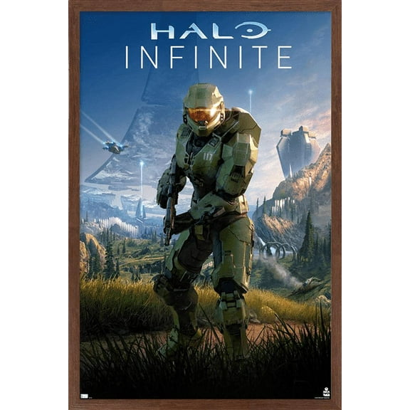 Halo Infinite - Primary Vertical Wall Poster, 22.375" x 34", Framed
