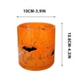 thumbnail image 3 of WWC Halloween Icon Glass Cup, 14 oz Bat Ghost Pumpkin Speckled Stemless Crystal Juice Glasses, Halloween Decor Drinkware for Party and Everyday, 3 of 8