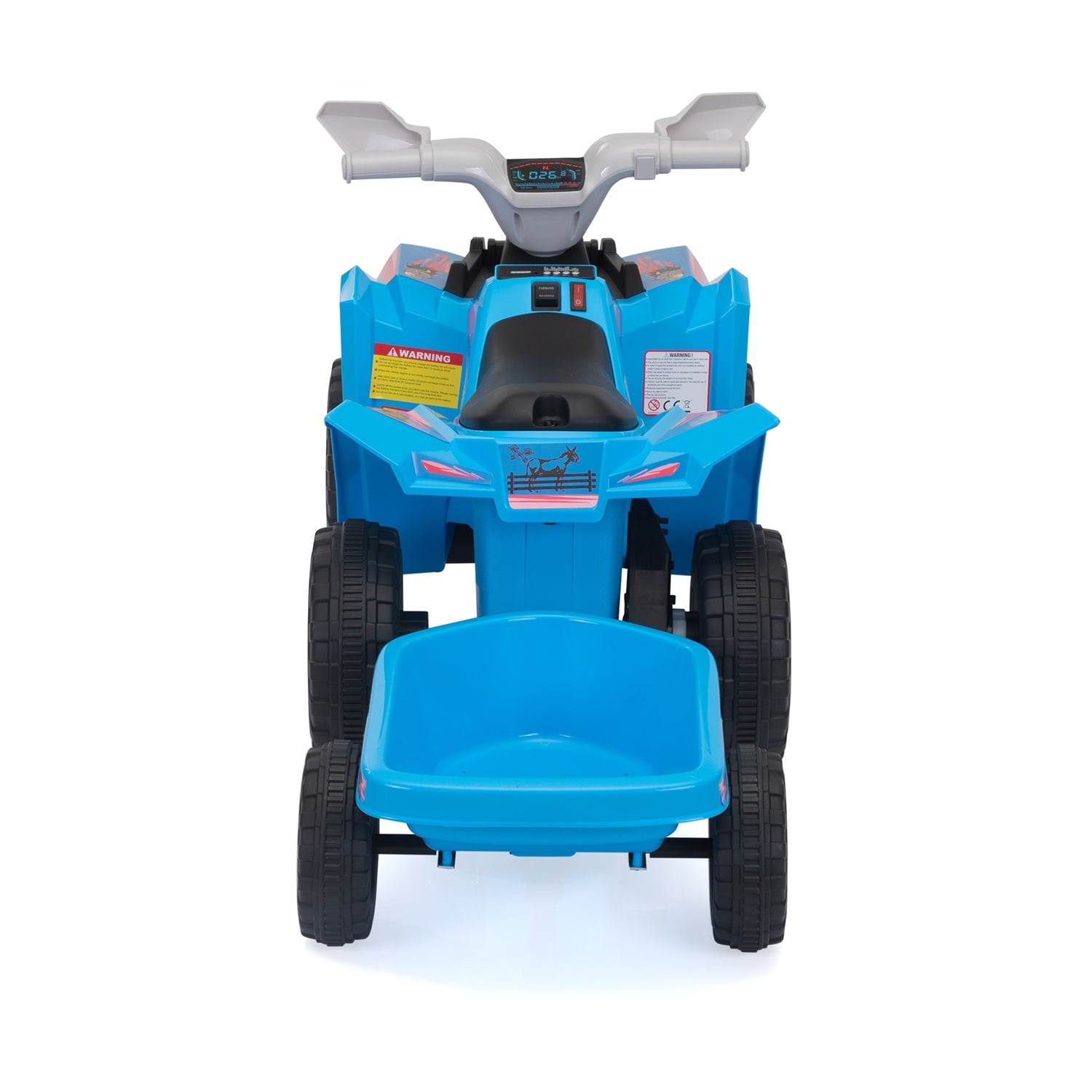 CIPACHO 6V Kids Ride-on ATV, 4 Wheels Battery-Powered Ride-On Toy for Children, Blue CIPACHO 6V Kids Ride-on ATV, 4 Wheels Battery-Powered Ride-On Toy for Children, Blue
