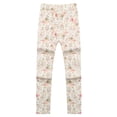 thumbnail image 2 of Richie House Girls' Floral Pants with Lace at Knee RH1536, 2 of 2
