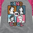 thumbnail image 3 of Disney - Kind Is Cool  - Toddler & Youth Girls Raglan Graphic T-Shirt, 3 of 5
