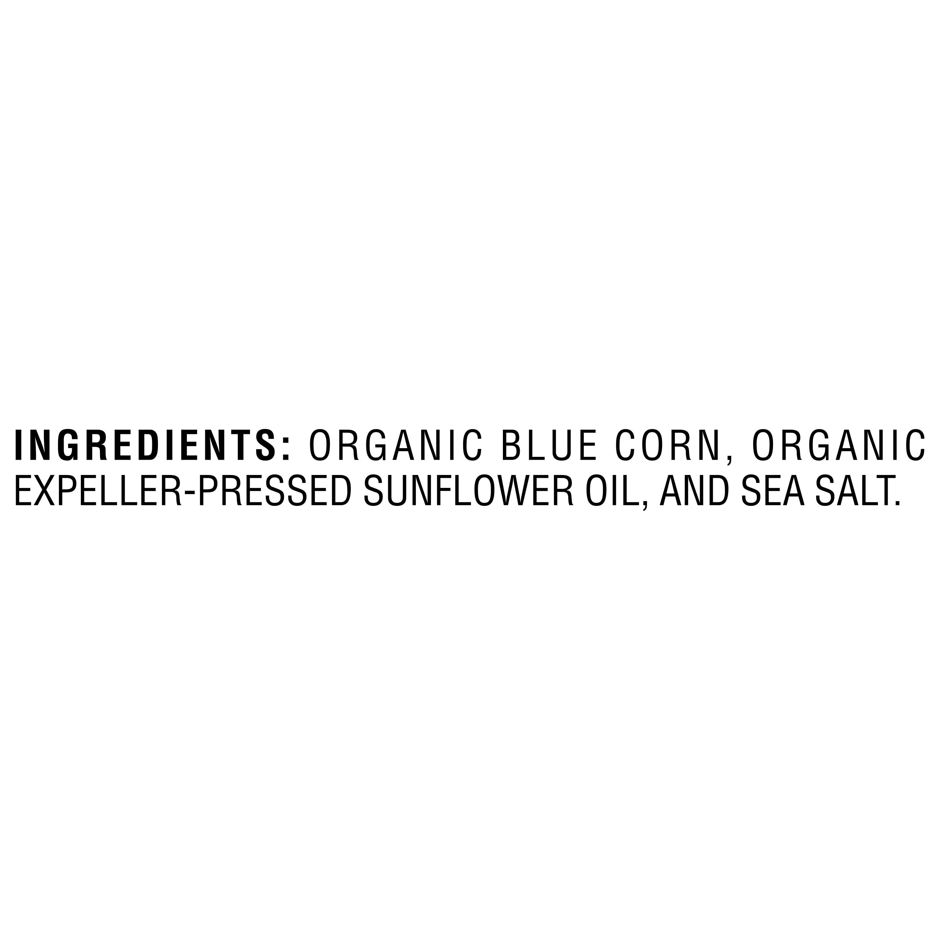 Tostitos Organic Blue Corn Tortilla Chips, 10 oz Bag