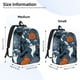 thumbnail image 2 of Disketp Halloween Mochila de Lona Estampada, Mochila Escolar de Viaje Ligera para Estudiantes y Portátil-Medium, 2 of 5