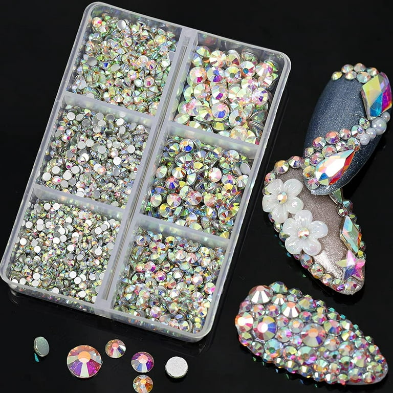 500 pcs Tiny Rhinestones For Crafting Jewelry Making DIY Nail Art Decors 1-  3mm