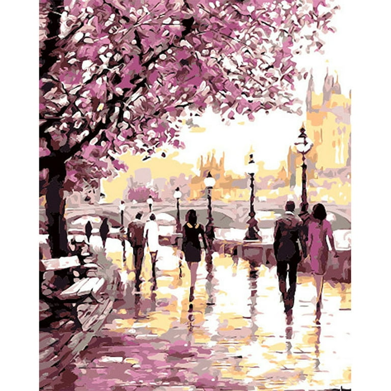 Painting for Two Couple's Cherry Blossom Canvas Painting Kit Video  Tutorial, FREE Palettes & Aprons With Orders of 10, DIY Kit -  Israel