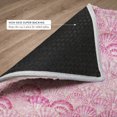 thumbnail image 6 of Addison Rugs Dream Shag Premium Machine Washable Transitional Shells Pink Rectangle Rug, 5' x 7'6", 6 of 8