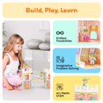 thumbnail image 4 of Set de construcción Picasso Tiles Princess Castle con 60 fichas de 3 a 8 años, 4 of 9