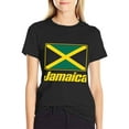 thumbnail image 4 of T-shirt Jamaican Flags  Soft Cotton Adult Heat-Transfer Graphic T-Shirt - 180g Breathable Fabric, Unisex Summer Casual Wear with Durable Heat-Printed Design, 4 of 10