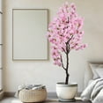 thumbnail image 4 of 7FT Pink Artificial Cherry Blossom Tree Faux Flowering Tree for Home Decor, 4 of 7