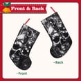 thumbnail image 2 of Bingfone Chained Skull Artwork Print Personalized Christmas Stocking - Snowman Design Large 18 inch,Family Holiday Season Decor, 2 of 8