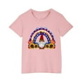 thumbnail image 2 of gljltg (3 - 10 Years) Boys' and Girls' Independence Day - Themed Printed Cotton Round - Neck Short - Sleeve T - Shirt, Soft Fabric, Great for Summer Parties, 2 of 8