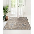 thumbnail image 3 of Linon Outdoor Washable Area Rug Collection, Navy and Sand, 5' x 7', 3 of 8