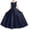 Z12 Navy, variant on Mifsaly Formal Dresses for Girls Sleeveless Sequin Satin Pageant Dress Flower Girl Wedding Evening Party Gowns