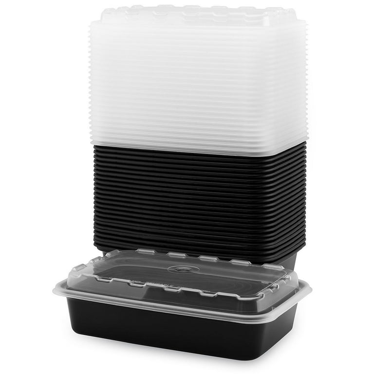 150 Complete 28 oz Rectangular Take-Out & Delivery Containers, 2  Compartments Import – Snap Pak