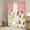 Pink White, variant on YST Colorful Popsicle Curtains,Cute Rainbow Popsicle Curtains Blackout for Kids Girls Boys Kawaii Room Decor,Watercolor Candy Dessert Curtains Food Theme Window Curtains 2 Panels 38"Wx54"L