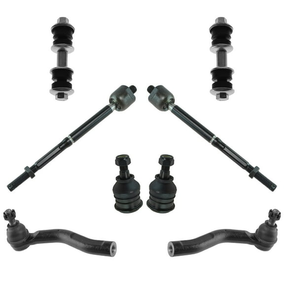 TRQ Front Ball Joint Tie Rod End Sway Bar Link Steering Suspension Kit Set 8pc PSA65179