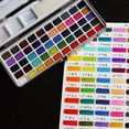 thumbnail image 3 of Juego de pintura de acuarela Gouache portátil en estuche de metal para niños, principiantes Accesorios de pintura ligeros Colores s Lata de 100 colores Soledad pintura de acuarela, 3 of 10