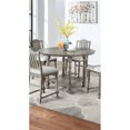 thumbnail image 2 of Grey Round Table With Veneer, Modern Design For Dining Room Decor Table, Flair Interiors, 2 of 3