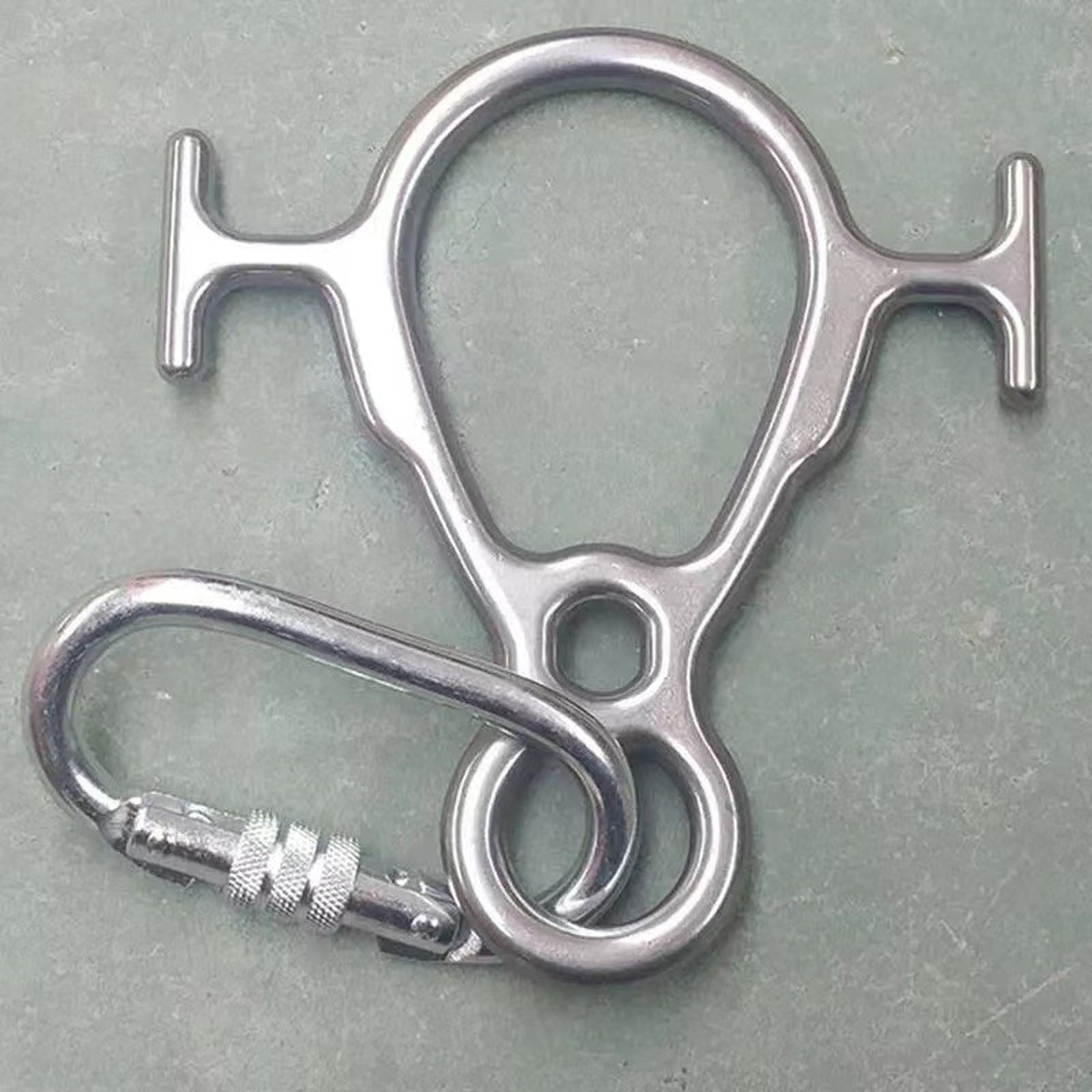 Outdoor Rapid Descent 8 Word Ring Descender High Altitude Slow Descent Protector Climbing Tool Accessories
