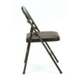 Mainstays Vinyl Folding Chair (4 Pack), Black