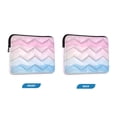 thumbnail image 7 of FORMRS 13"-13.3" Laptop Sleeve Protective Case Soft Carrying Quilted Computer Bag Cover, Light Pink Stripes, 7 of 7