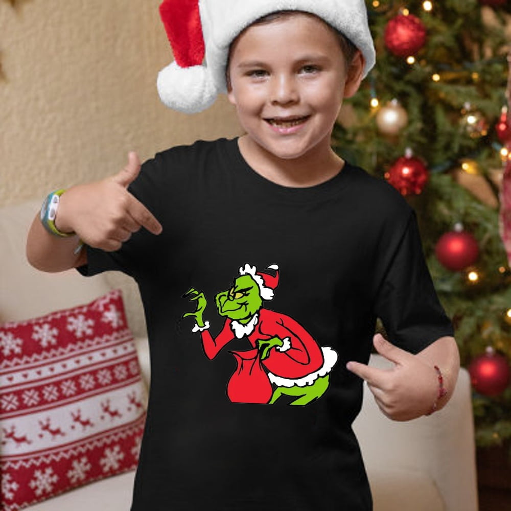 PRIMARK BOYS THE GRINCH LONG SLEEVE TOP BNWT ALL AGES XMAS DR.SEUSS T-SHIRT 