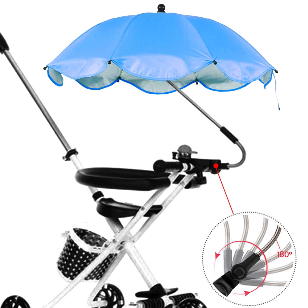 Graco Universal Baby Umbrella Parasol Waterproof Fit Graco Evo Xt PUSHCHAIR Dark Red 