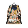 thumbnail image 5 of Custom Snow White And The Seven Dwarfs Canvas Backpacks for Women Men Waterproof College School Cartoon Bag Print Bookbag, 5 of 5